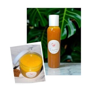Turmeric Facial Wash and Scrub Set
